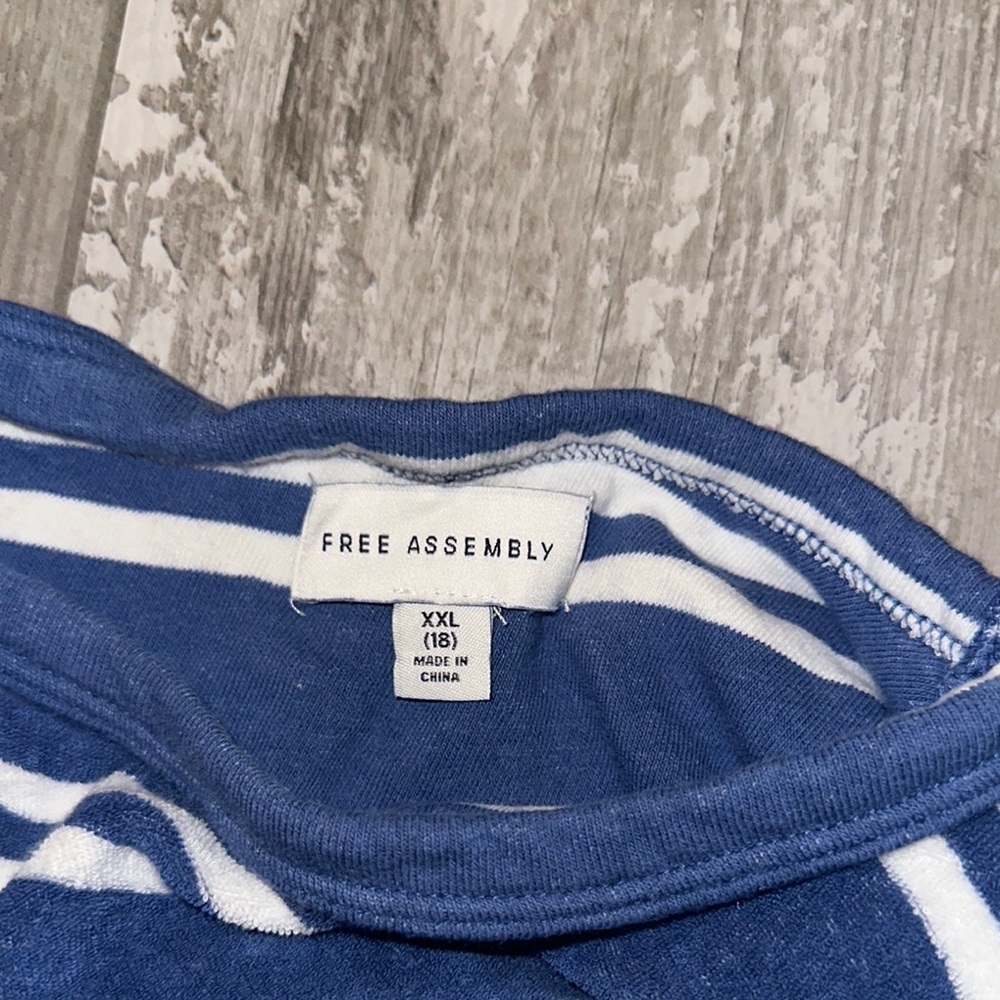 Kids Navy Striped Matching Set - Picture 3 of 6